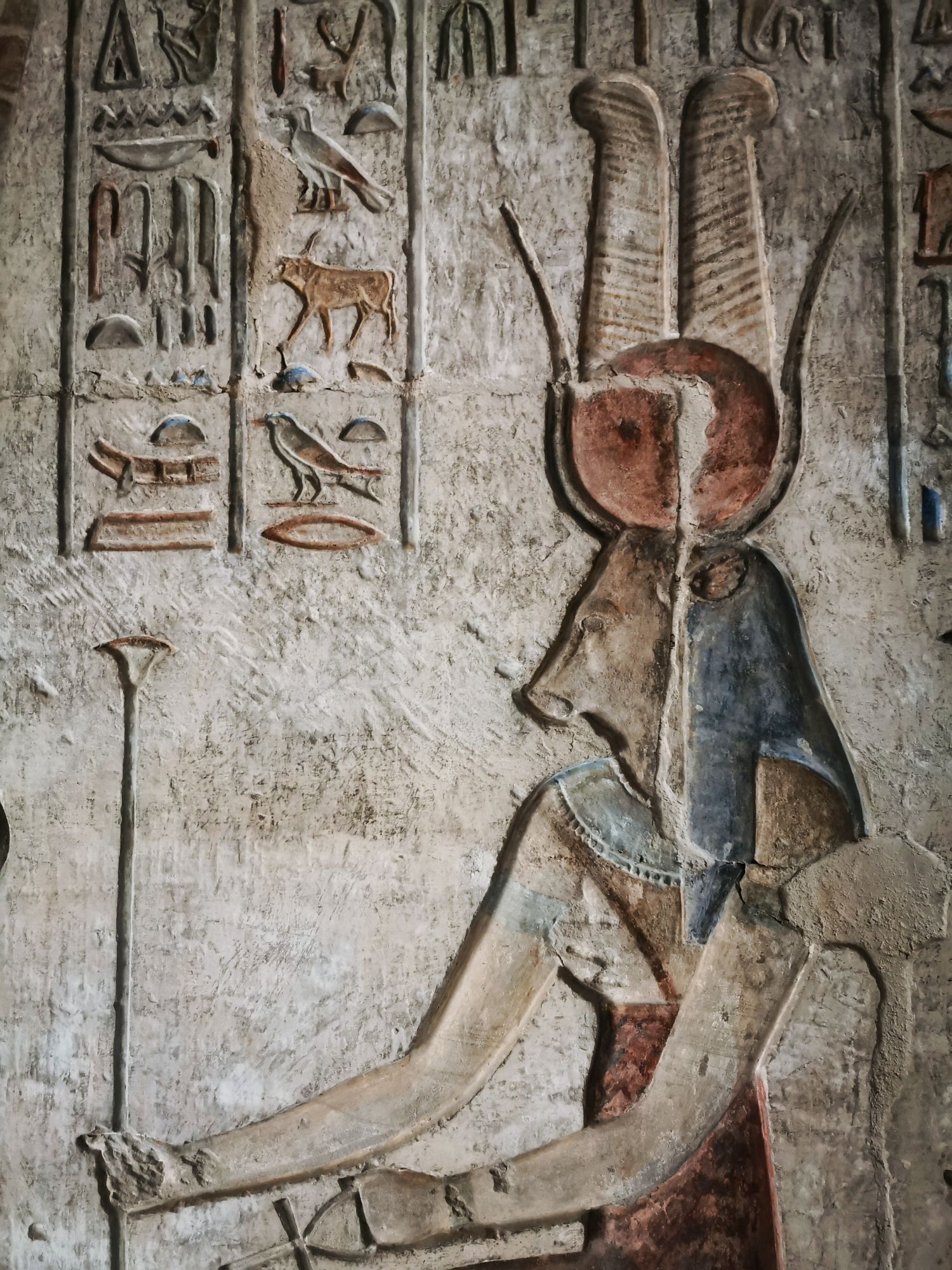 Temple Of Hathor - Deir el-Medina, jasmine debels, luxor, egypt