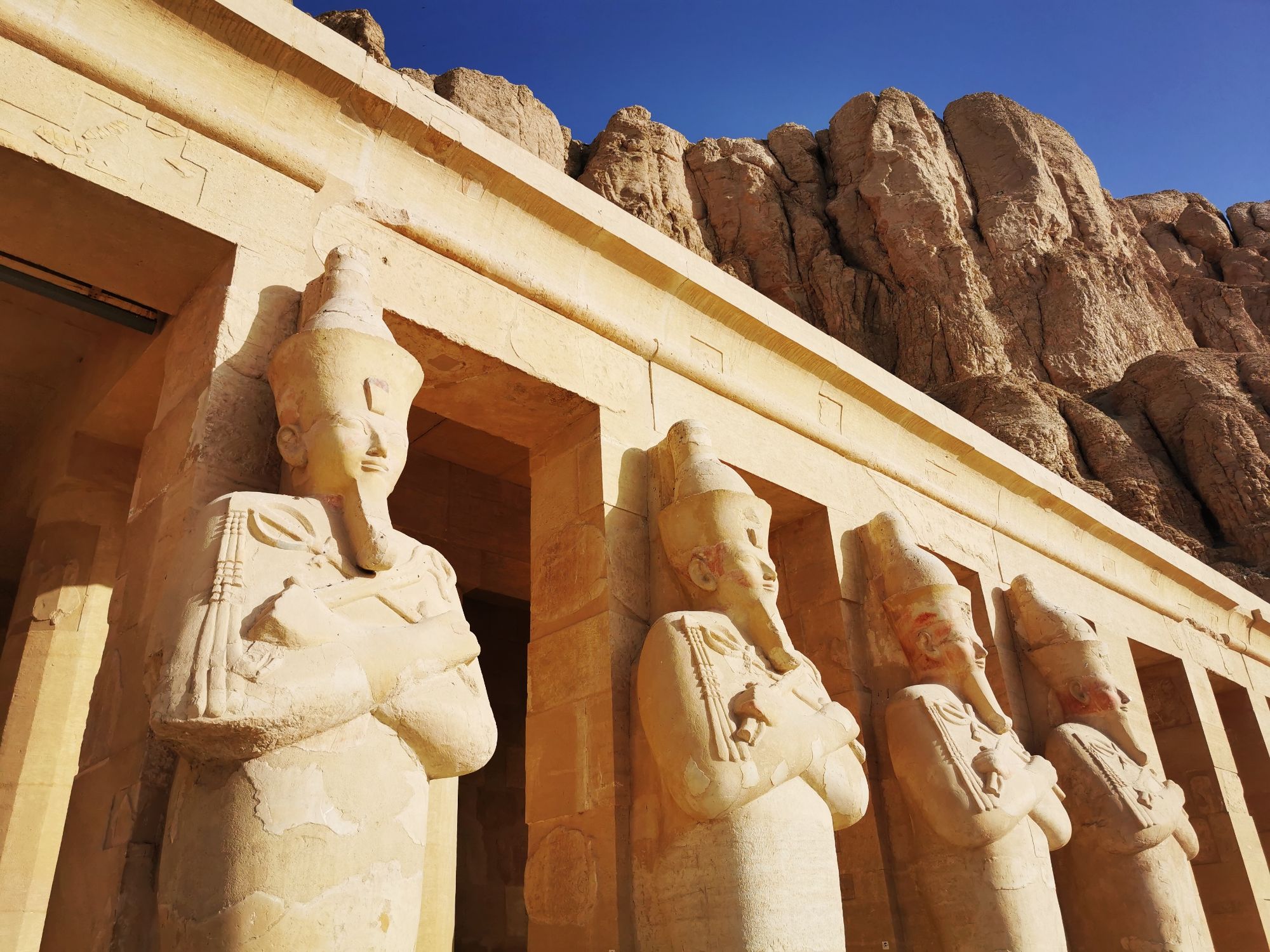 Temple Of Hatshepsut - West bank, jasmine debels, luxor, egypt