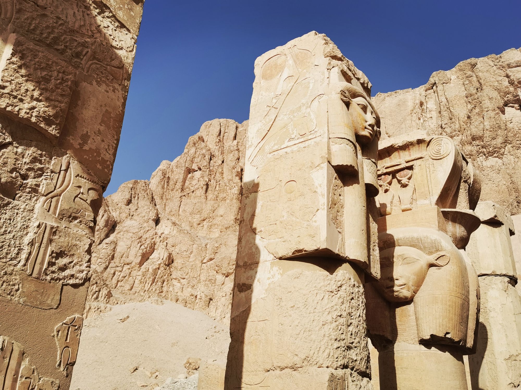 Temple Of Hatshepsut - West bank, jasmine debels, luxor, egypt