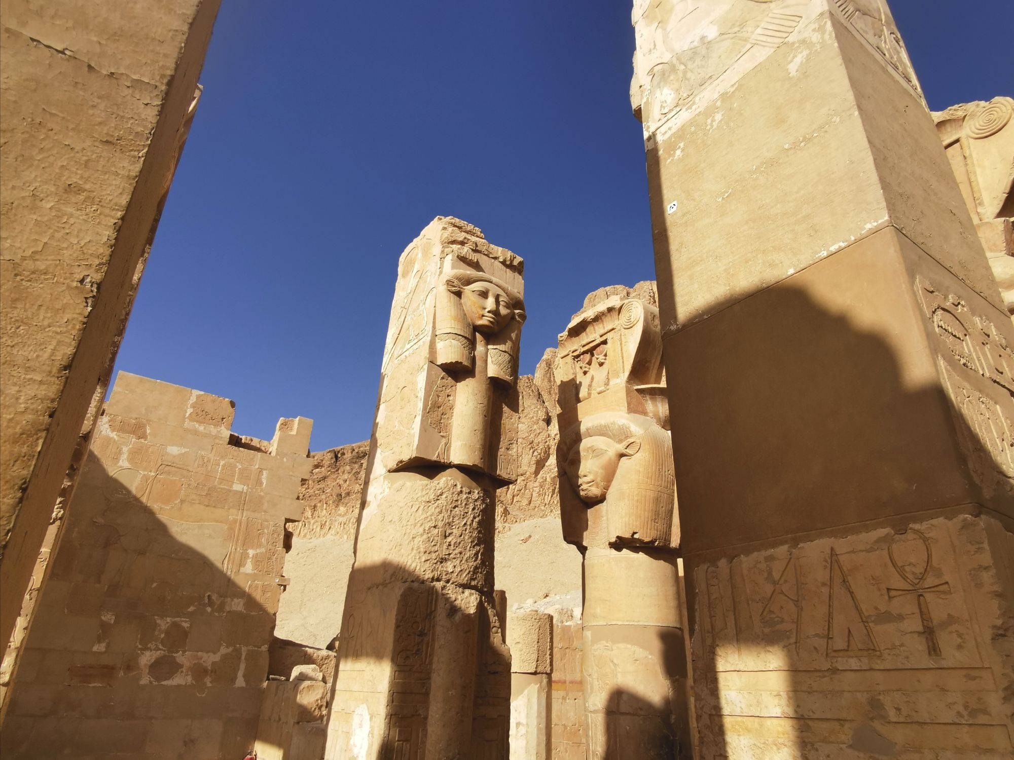 Temple Of Hatshepsout - West bank, jasmine debels, luxor, egypt