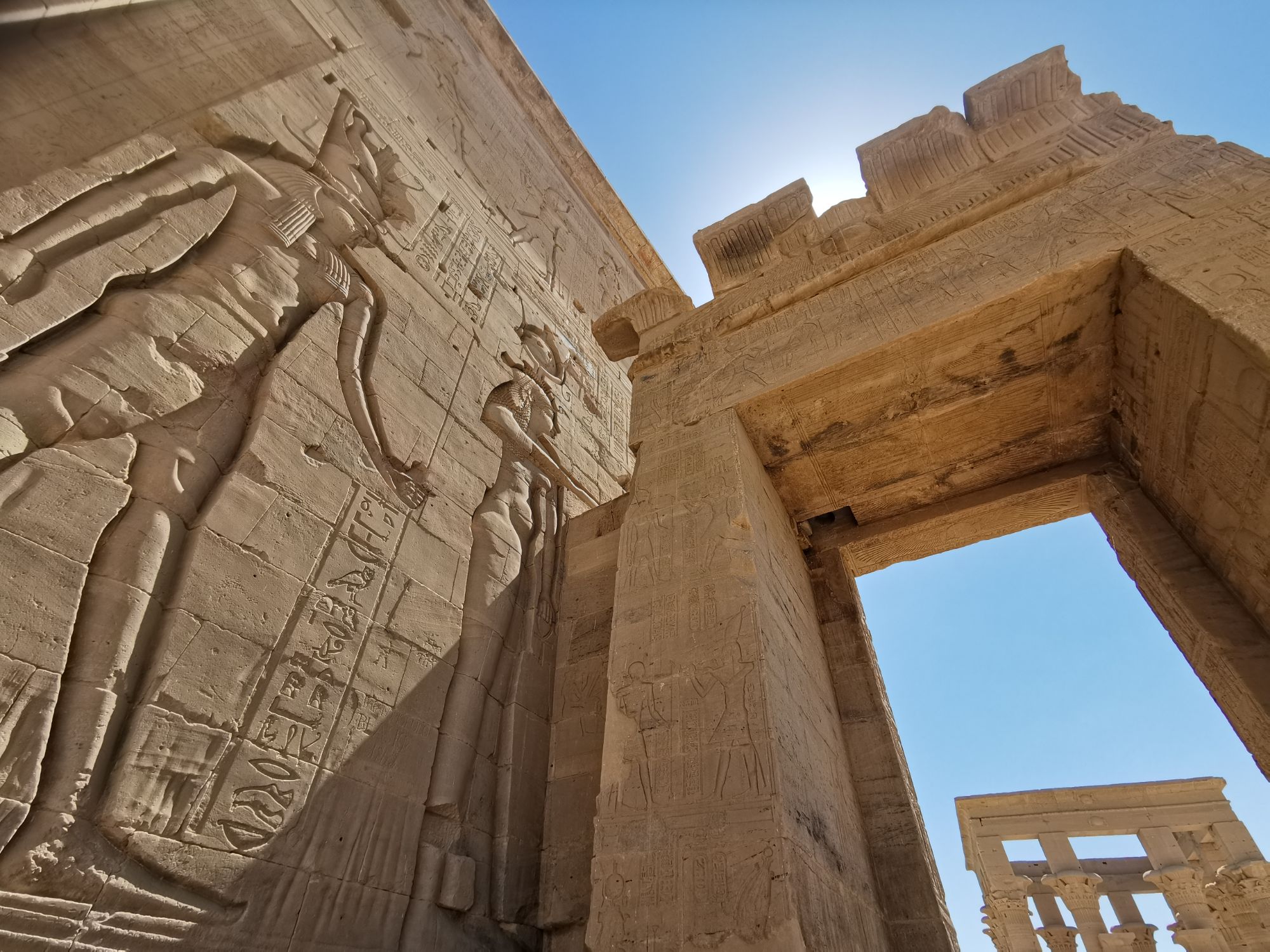 Complex of Philae, Agilkia eiland, jasmine debels, Nubië, Isis Temple