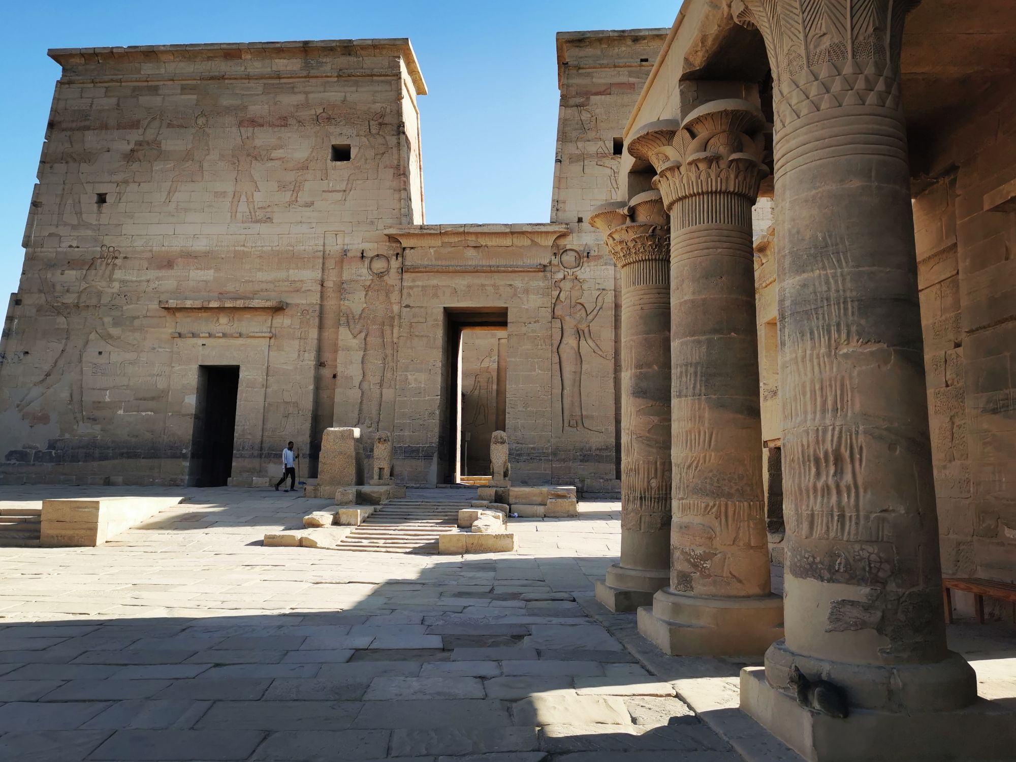 Complex of Philae, Agilkia eiland, jasmine debels, Nubië, Isis Temple