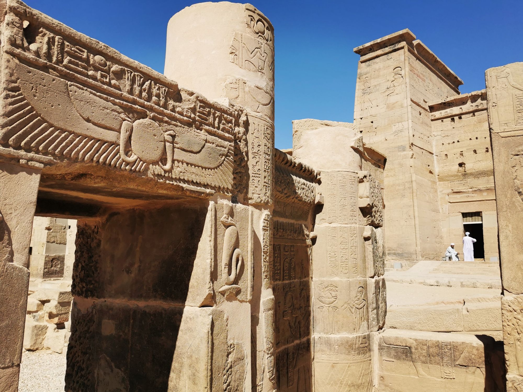 Complex of Philae, Agilkia eiland, jasmine debels, Nubië, Isis Temple