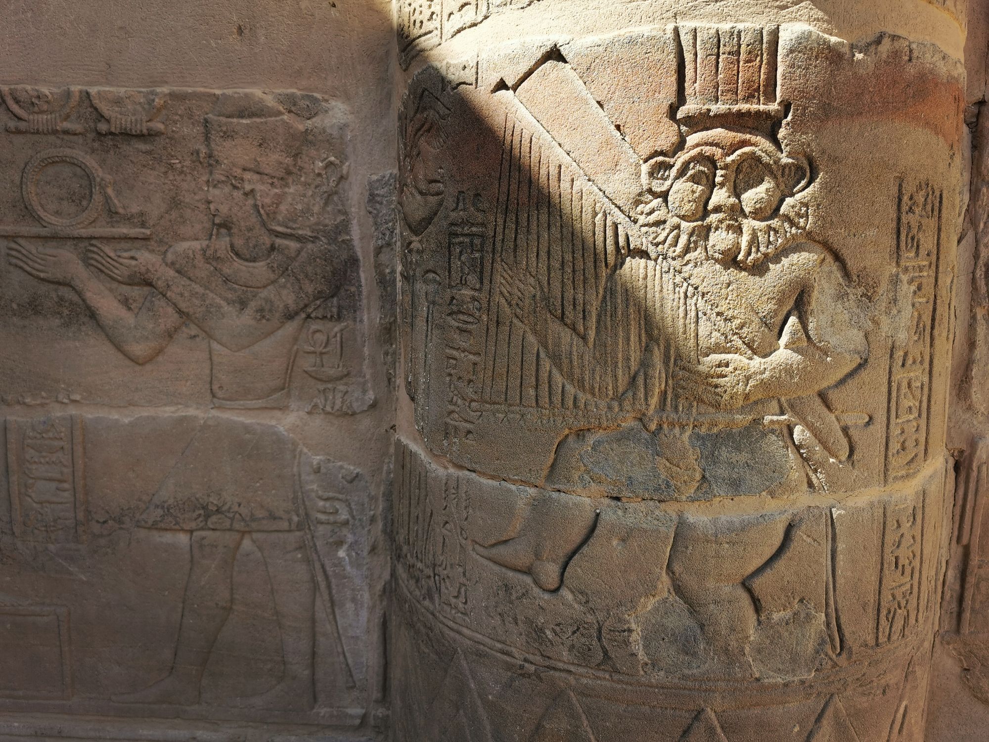 Complex of Philae, Agilkia eiland, jasmine debels, Nubië, Isis Temple