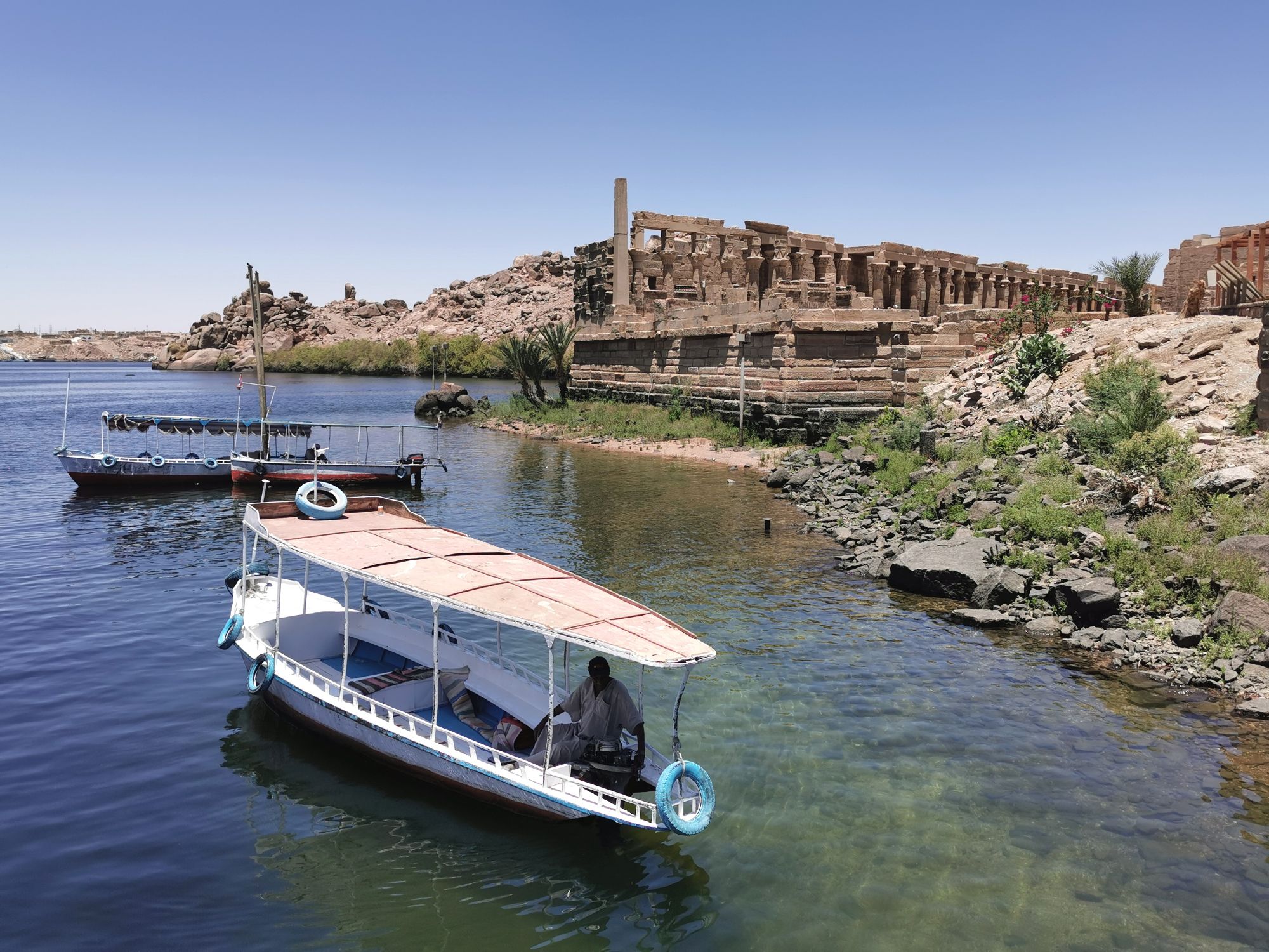 Complex of Philae, Agilkia eiland, jasmine debels, Nubië, Isis Temple