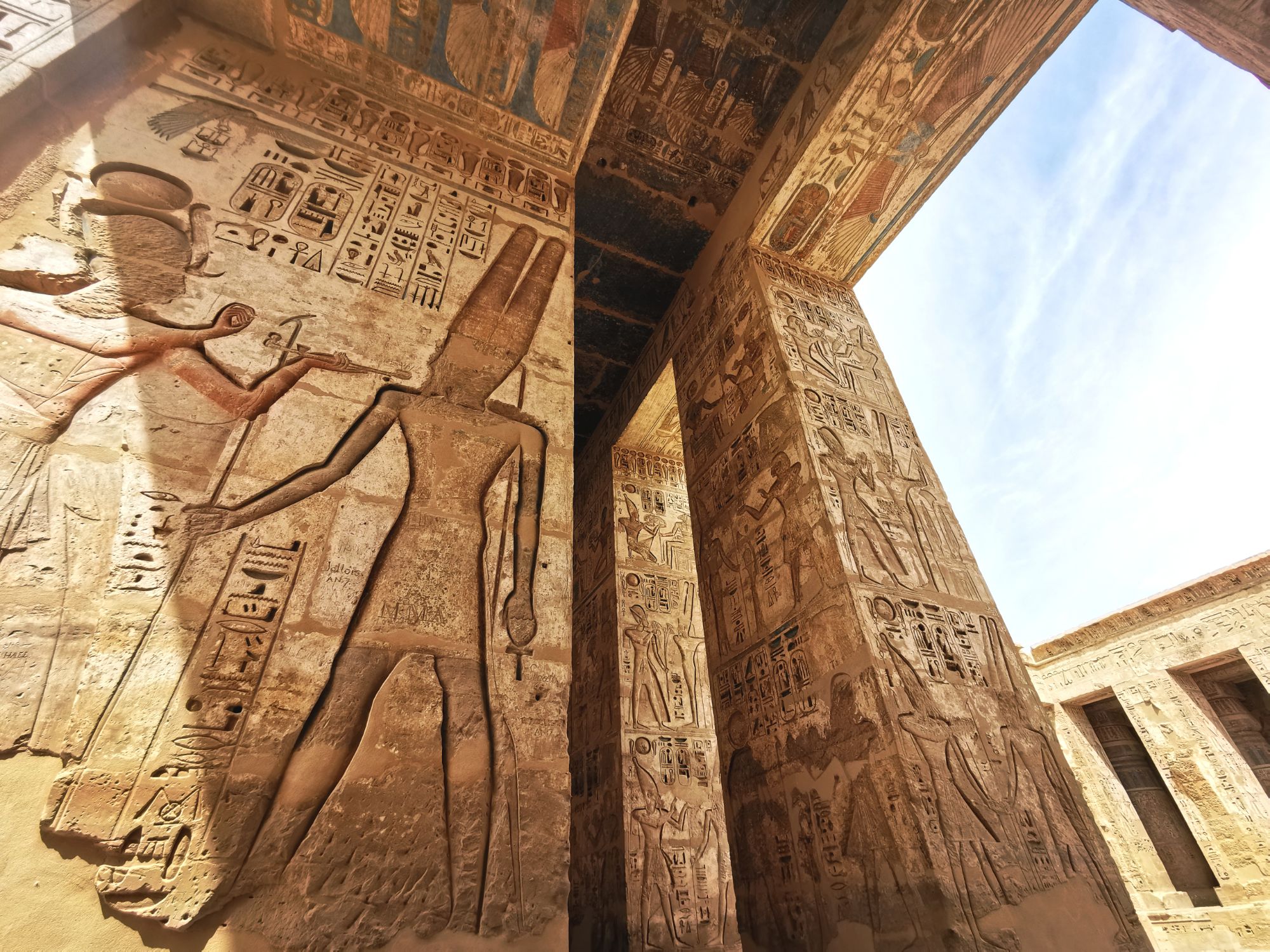 Medinet Habu, Luxor,West bank, Egypt,,jasmine debels,