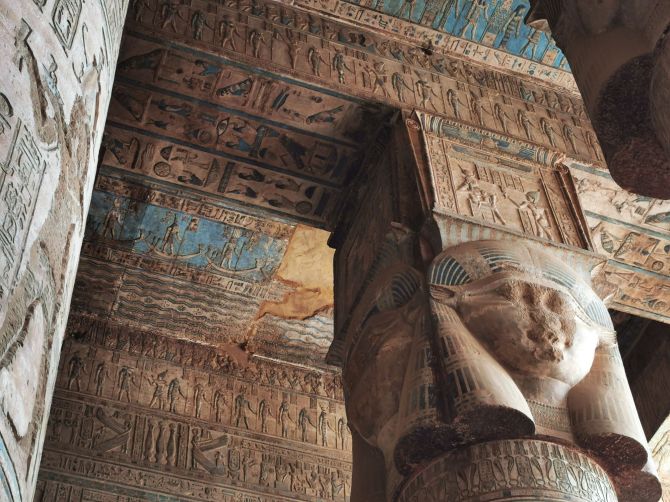 Temple Dendera, jasmine debels, egypt
